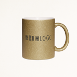 Tasse Glitzer mit Logo bedrucken