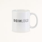 Tasse weiß mit Logo bedrucken