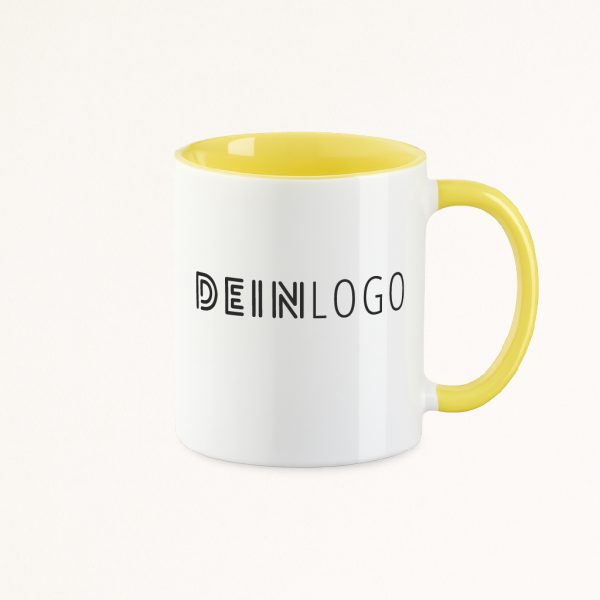 Tasse Zweifarbig mit Logo bedrucken