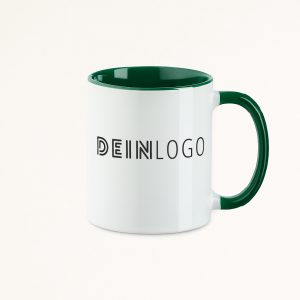 Tasse Zweifarbig mit Logo bedrucken