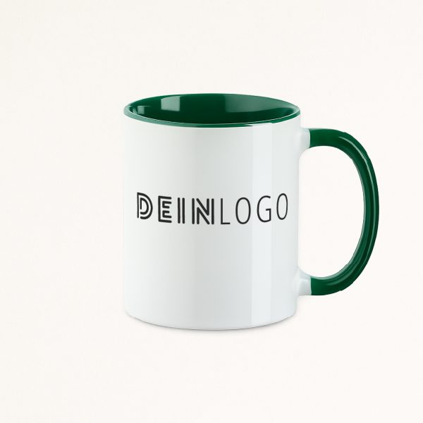 Tasse Zweifarbig mit Logo bedrucken