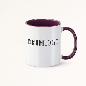 Tasse Zweifarbig mit Logo bedrucken