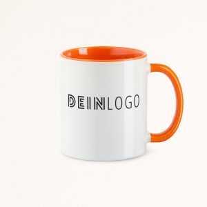Tasse Zweifarbig mit Logo bedrucken