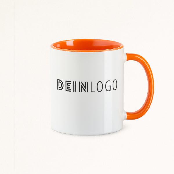 Tasse Zweifarbig mit Logo bedrucken