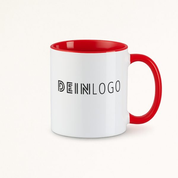 Tasse Zweifarbig mit Logo bedrucken