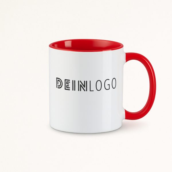 Tasse Zweifarbig mit Logo bedrucken