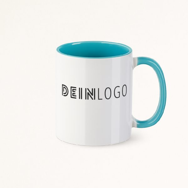 Tasse Zweifarbig mit Logo bedrucken