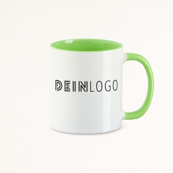 Tasse Zweifarbig mit Logo bedrucken
