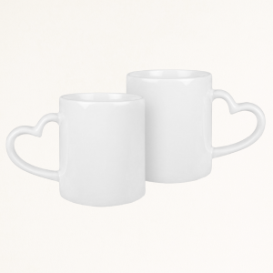 Tasse Herzhenkel mit Logo bedrucken