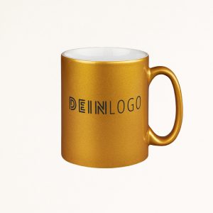 Tasse Metallic mit Logo bedrucken