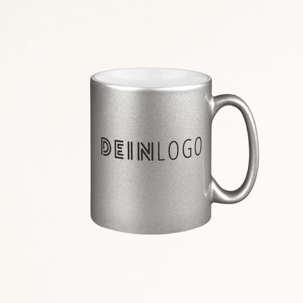 Tasse Metallic mit Logo bedrucken