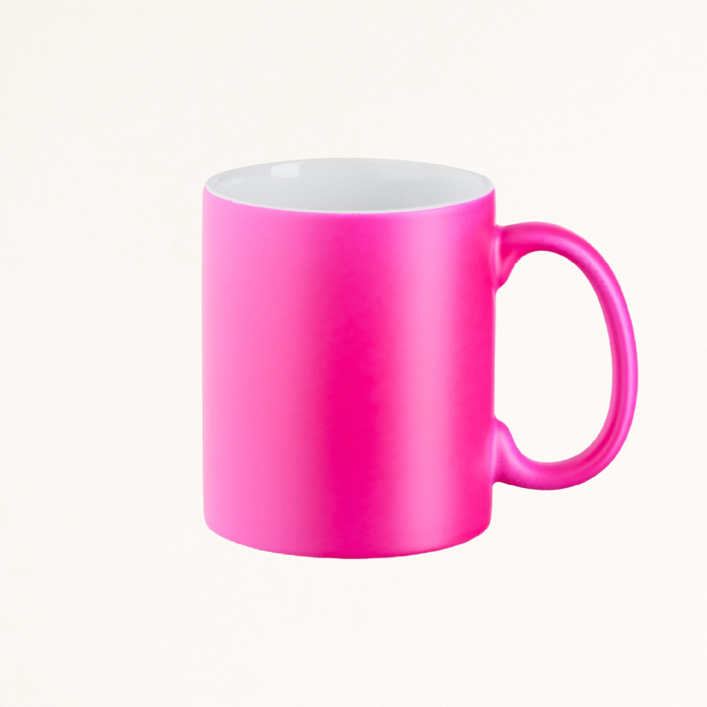 Tasse Neon mit Logo bedrucken
