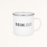Emaille Becher mit Logo bedrucken